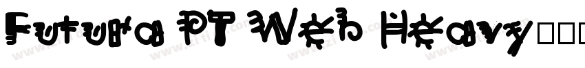 Futura PT Web Heavy字体转换